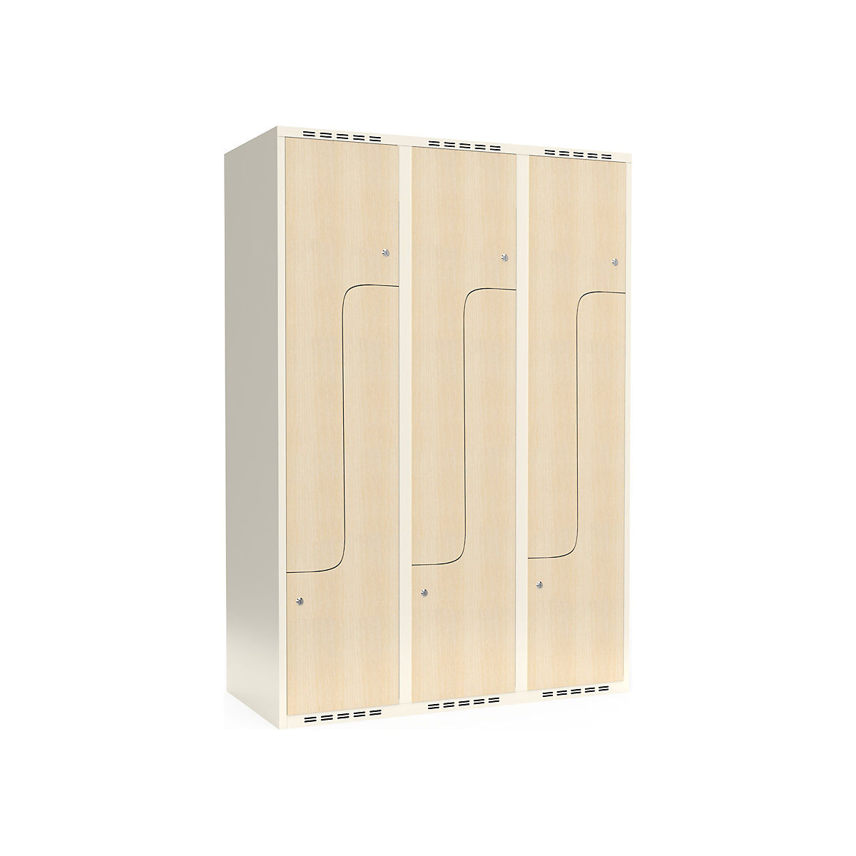 Vestiaire à portes en Z Fydor, stratifié HPL