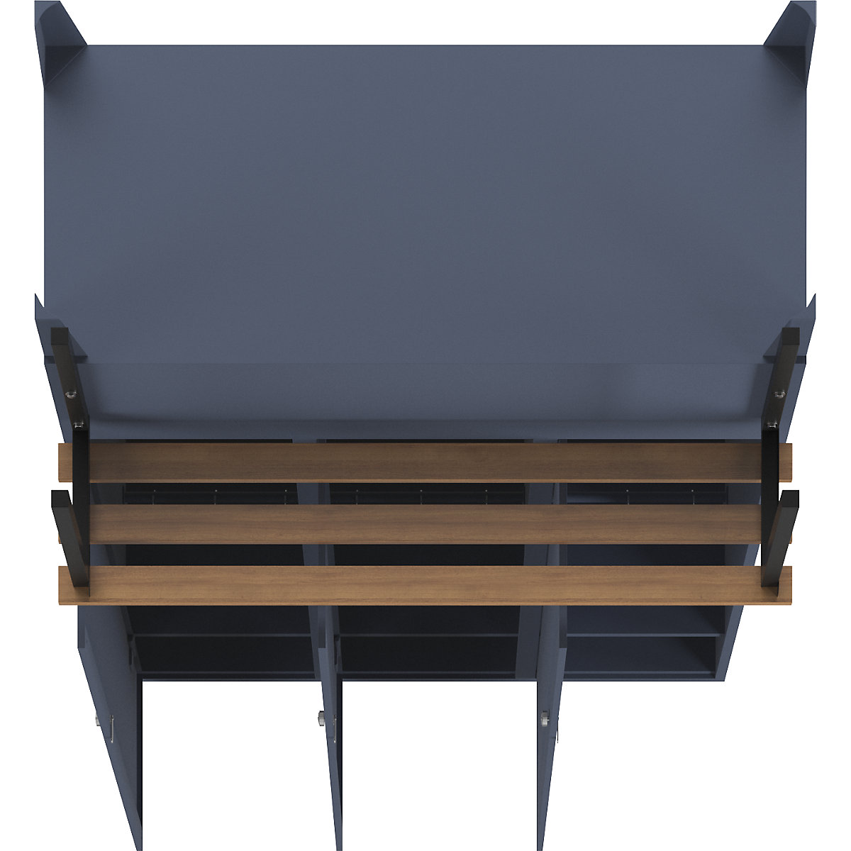 Vestiaire Berlin 1 avec banc – Wolf (Illustration du produit 7)-6