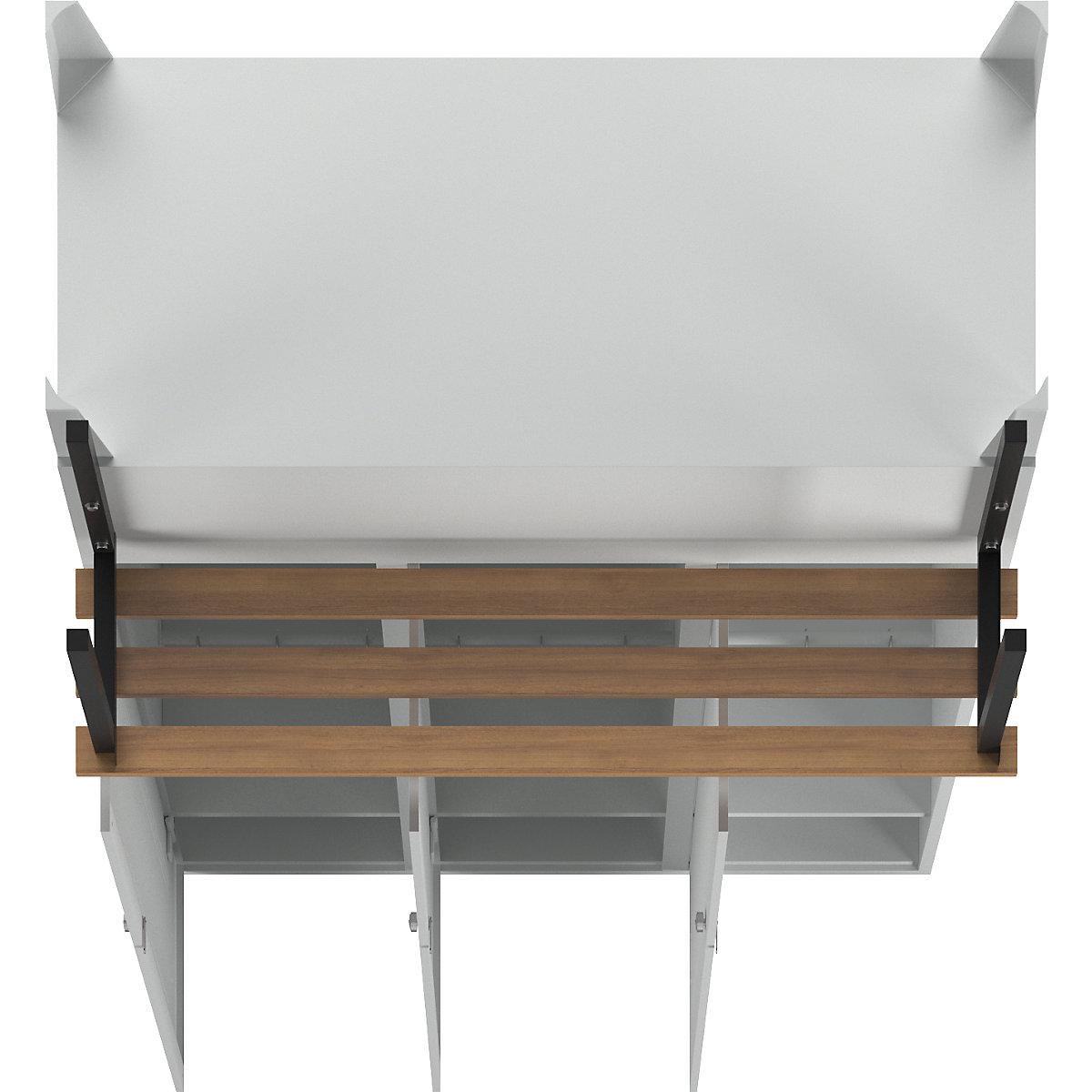 Vestiaire Berlin 1 avec banc – Wolf (Illustration du produit 7)-6