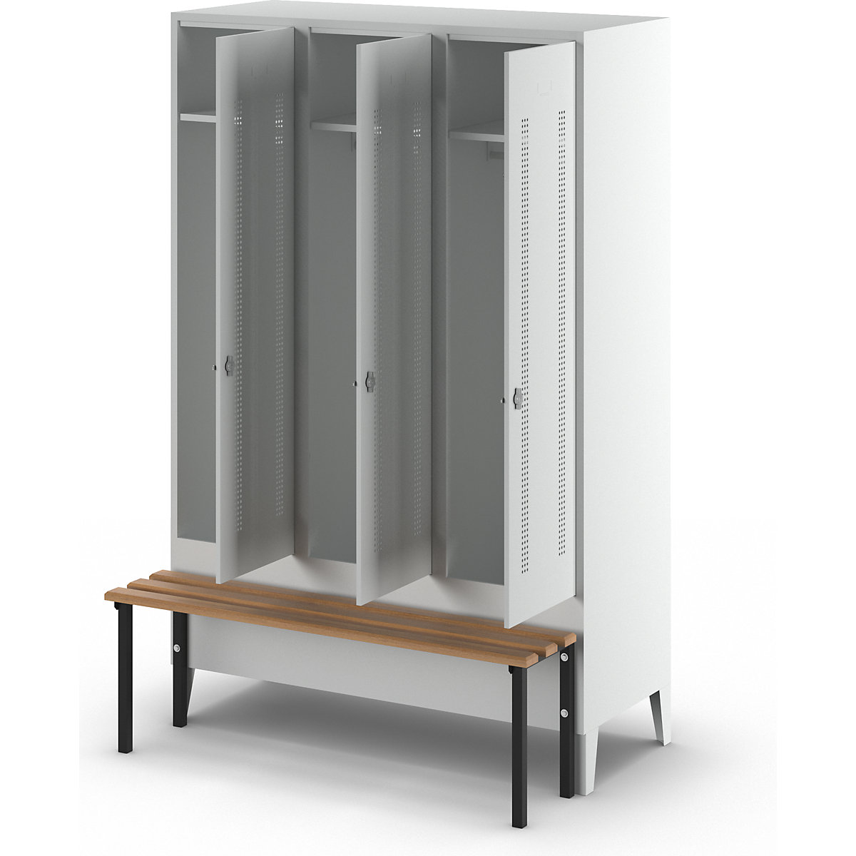 Vestiaire Berlin 1 avec banc – Wolf (Illustration du produit 8)-7