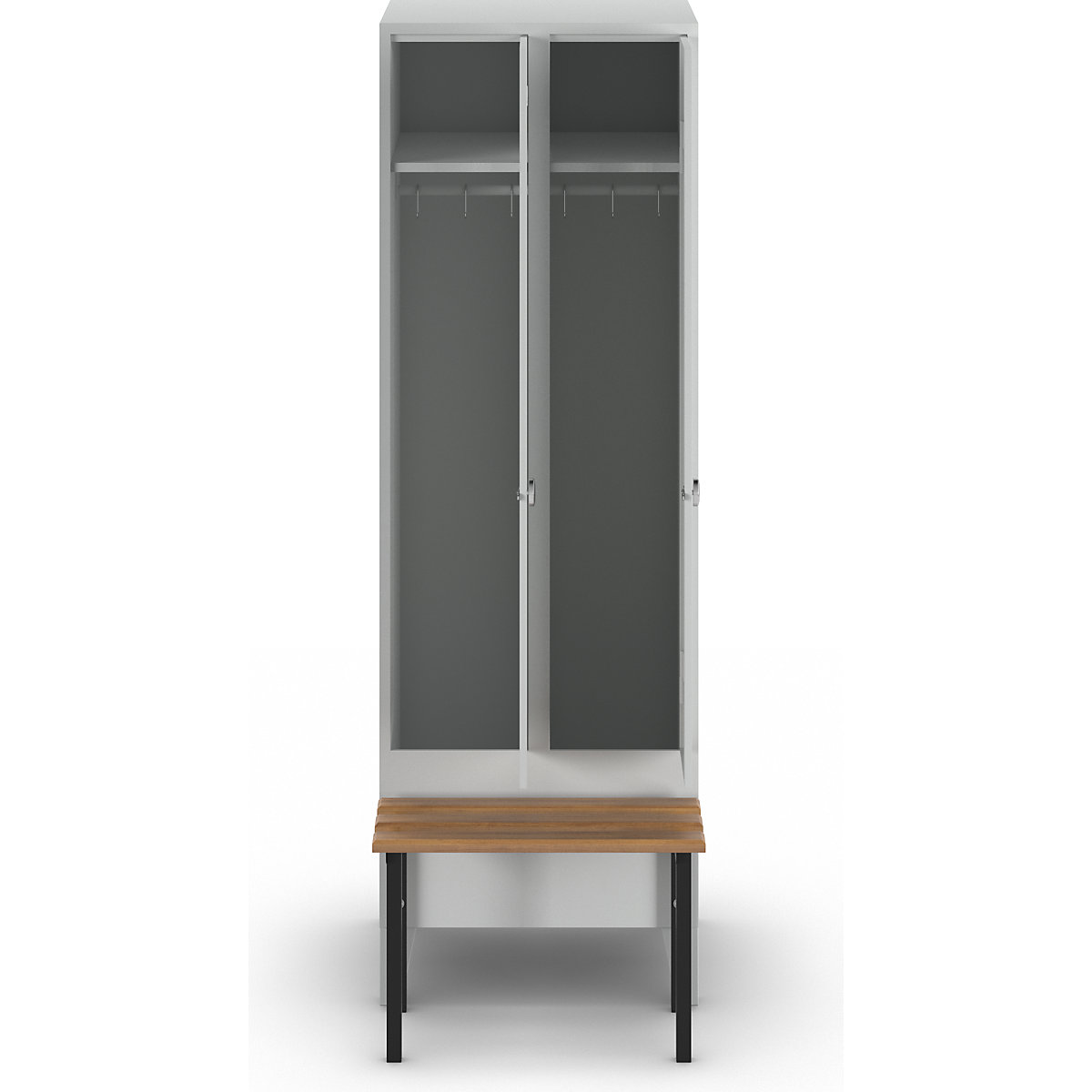 Vestiaire Berlin 1 avec banc – Wolf (Illustration du produit 3)-2