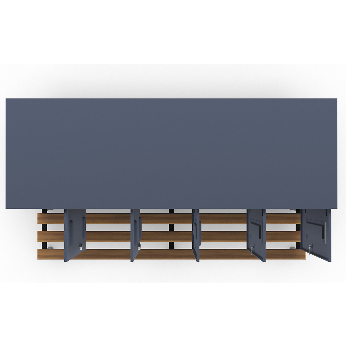 Vestiaire Berlin 2 avec banc – Wolf (Illustration du produit 6)-5