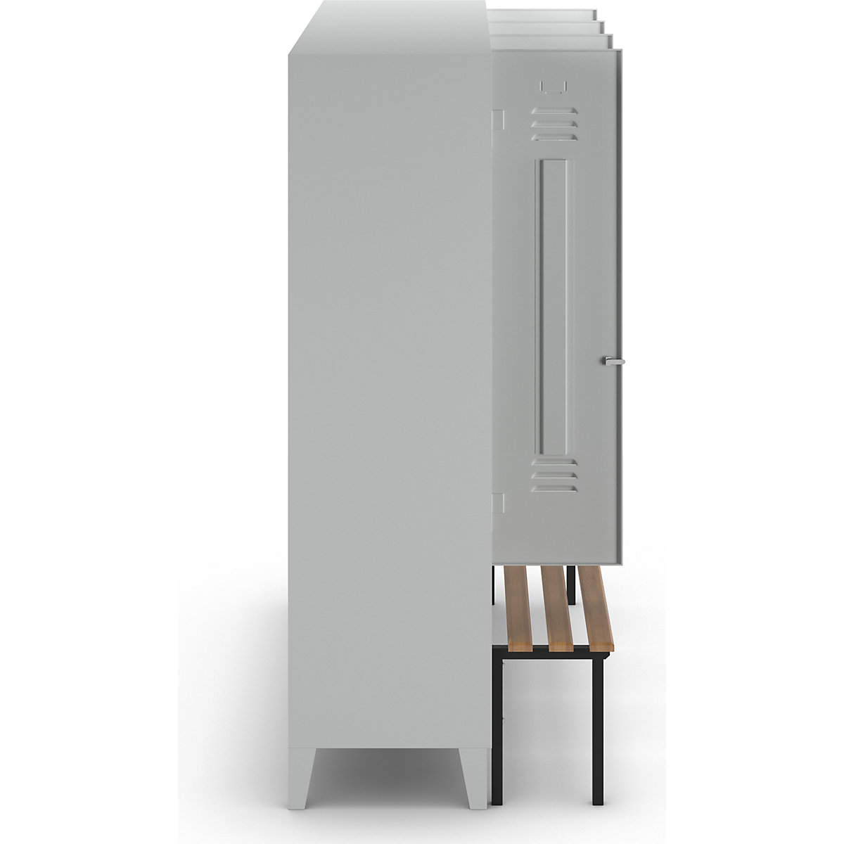 Vestiaire Berlin 2 avec banc – Wolf (Illustration du produit 5)-4
