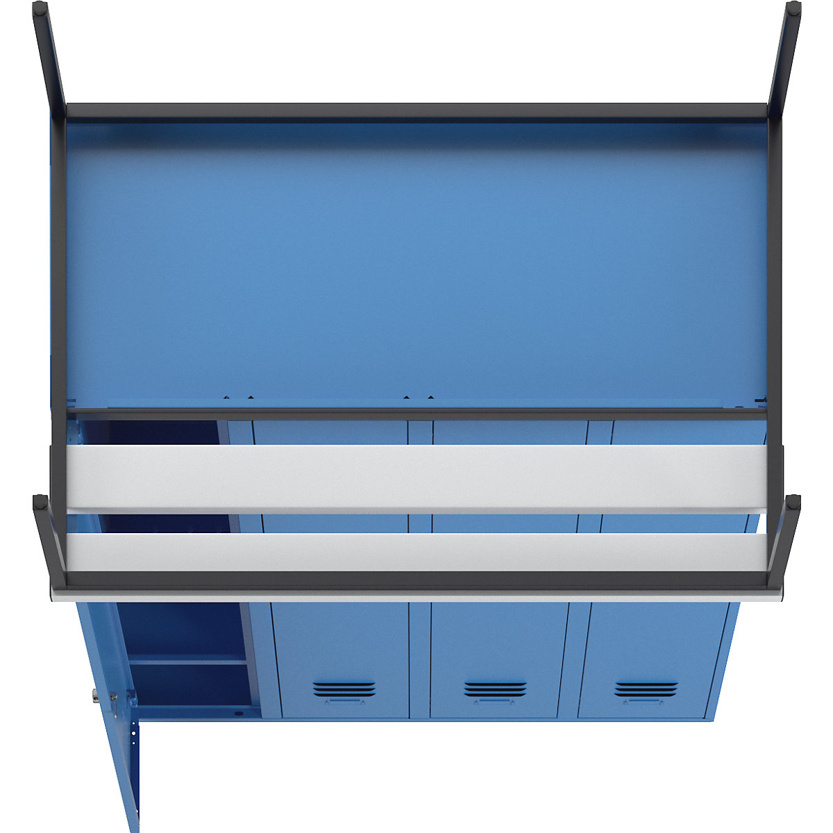 Vestiaire Berlin 2 avec banc – Wolf (Illustration du produit 7)-6