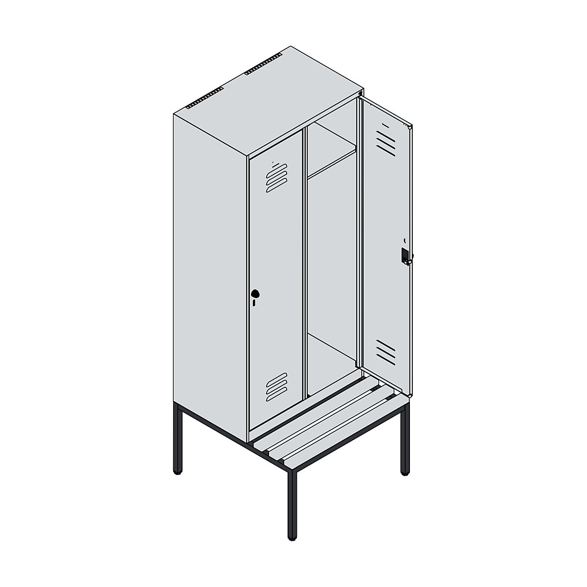 Vestiaire Classic PLUS avec banc – C+P (Illustration du produit 4)-3