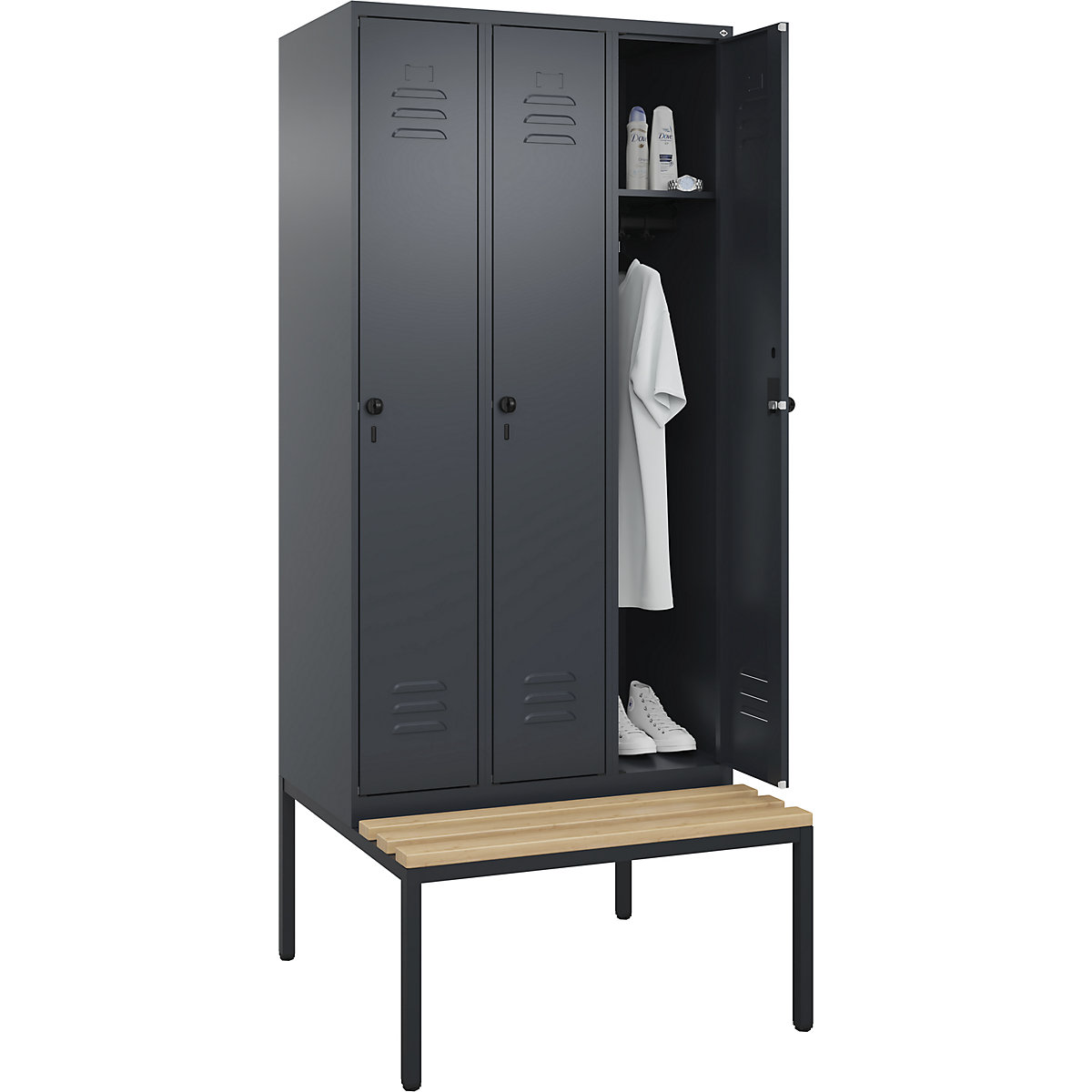 Vestiaire Classic PLUS avec banc – C+P