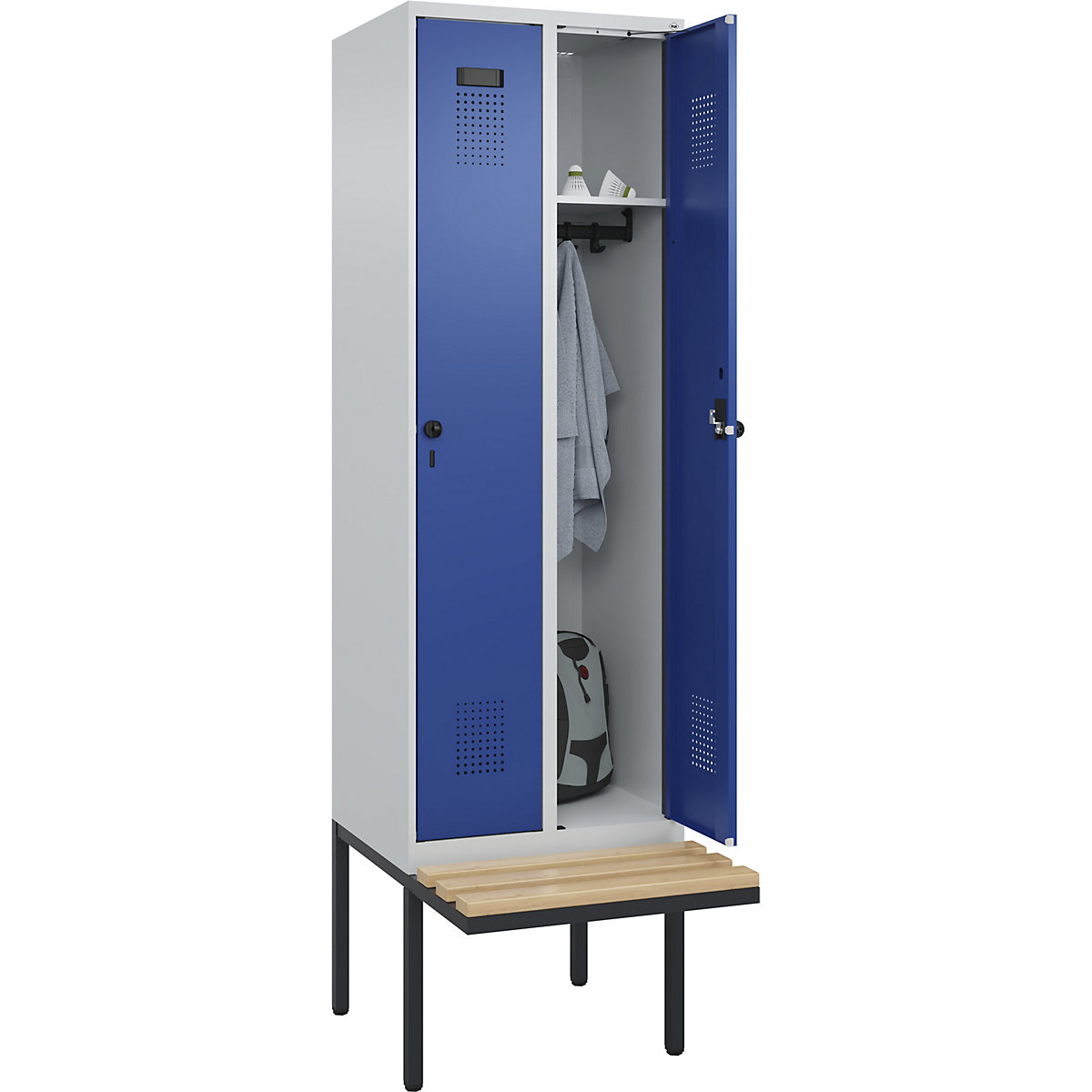 Vestiaire Evolo PLUS avec banc (Illustration du produit 3)-2