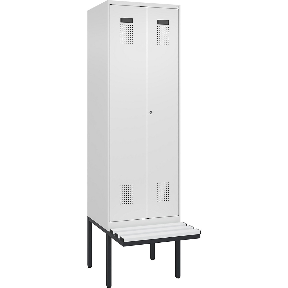 Vestiaire linge propre/linge Evolo PLUS avec banc (Illustration du produit 2)-1