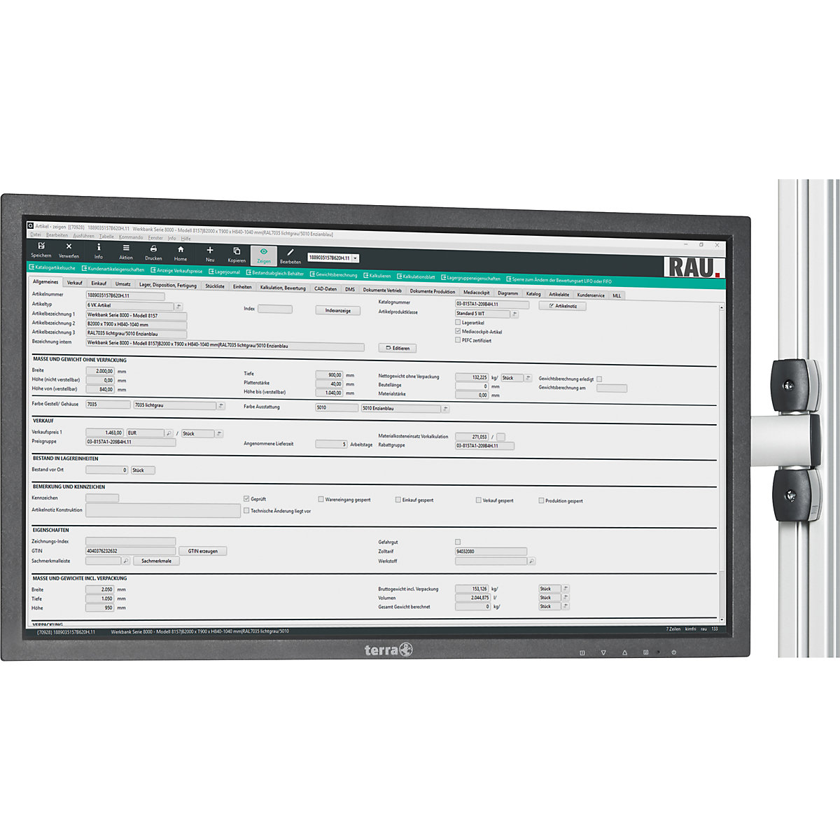 Bras pivotant – RAU (Illustration du produit 2)-1