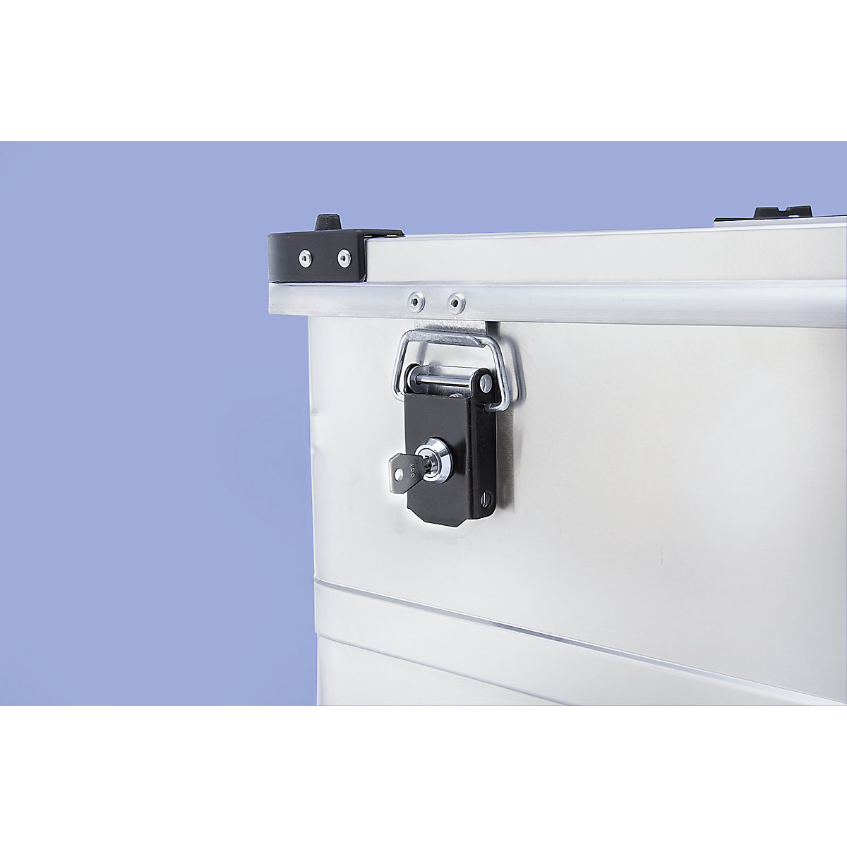 Kit serrure à cylindre pour caisse en aluminium – eurokraft pro