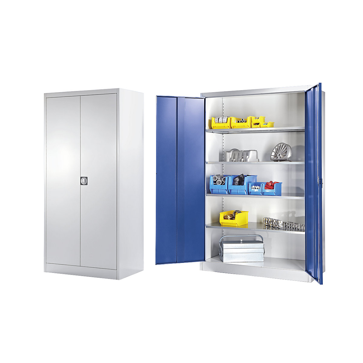 Armoire à portes battantes pour charges lourdes – mauser (Illustration du produit 2)-1