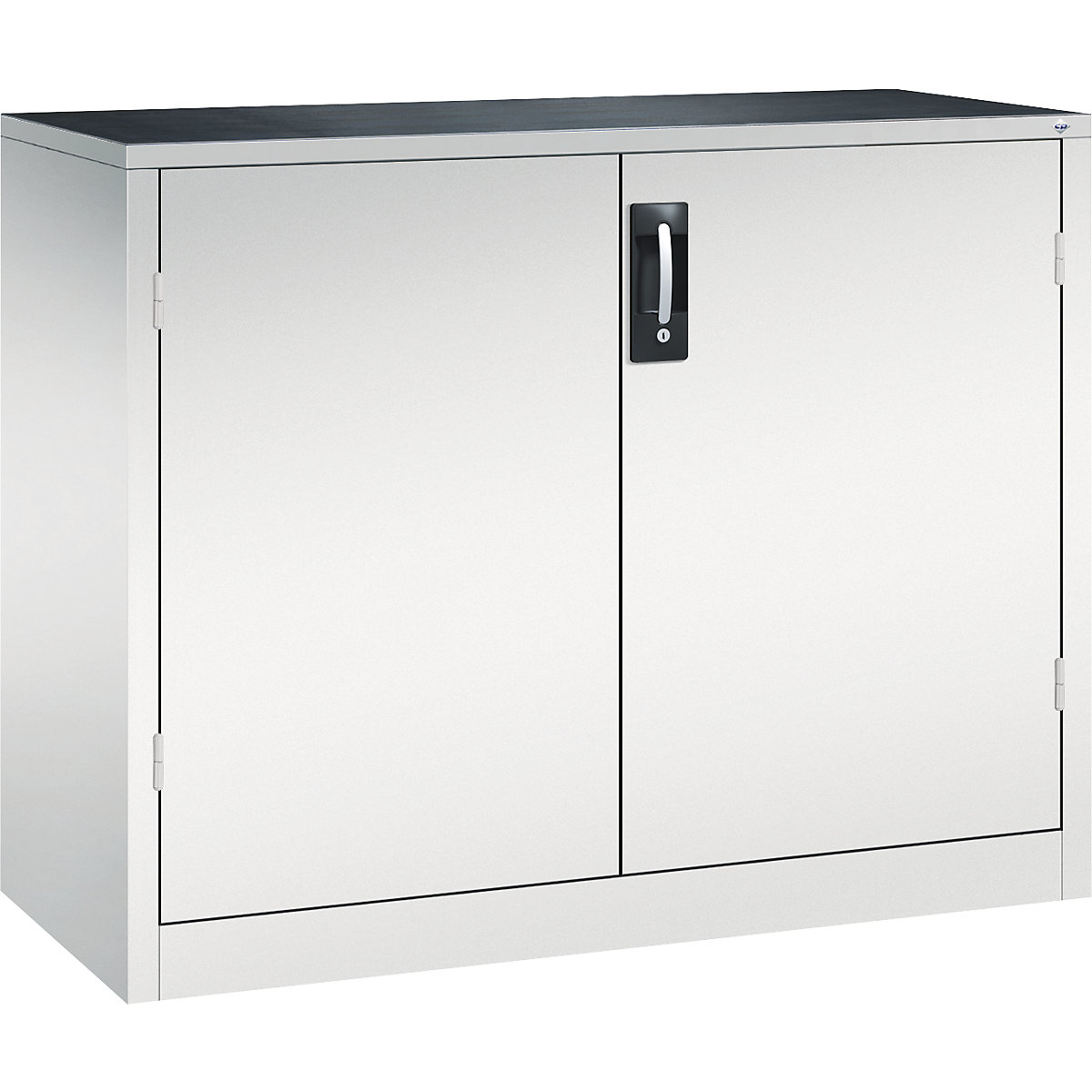 Armoire d'atelier hauteur bureau avec portes battantes et tiroirs – C+P (Illustration du produit 3)-2