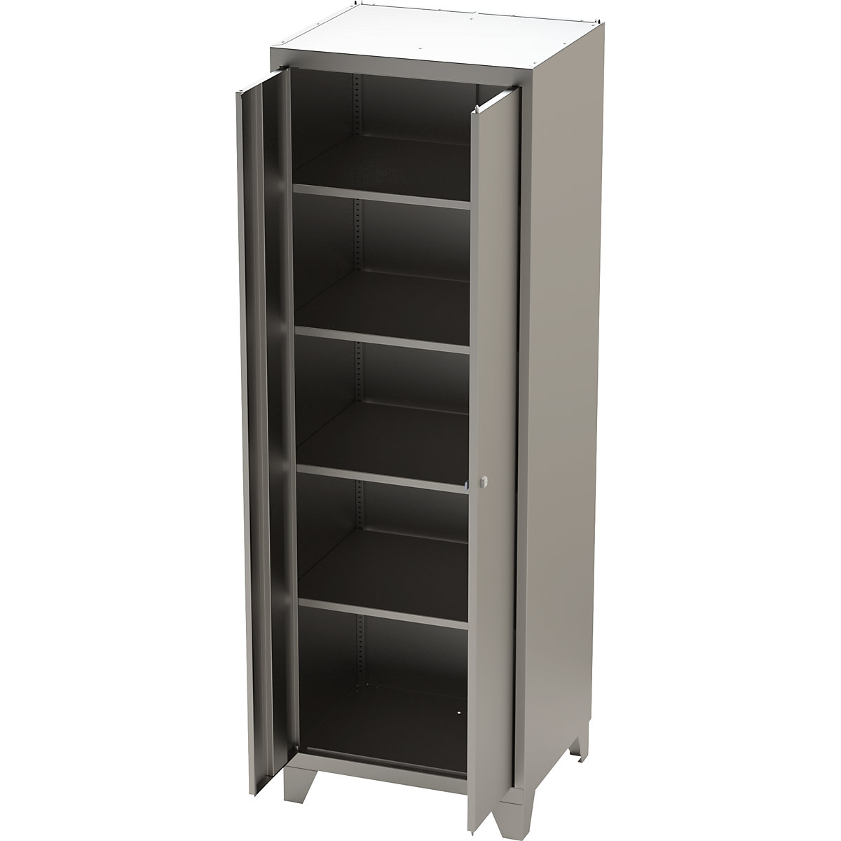 Armoire pour produits de nettoyage en inox (Illustration du produit 5)-4