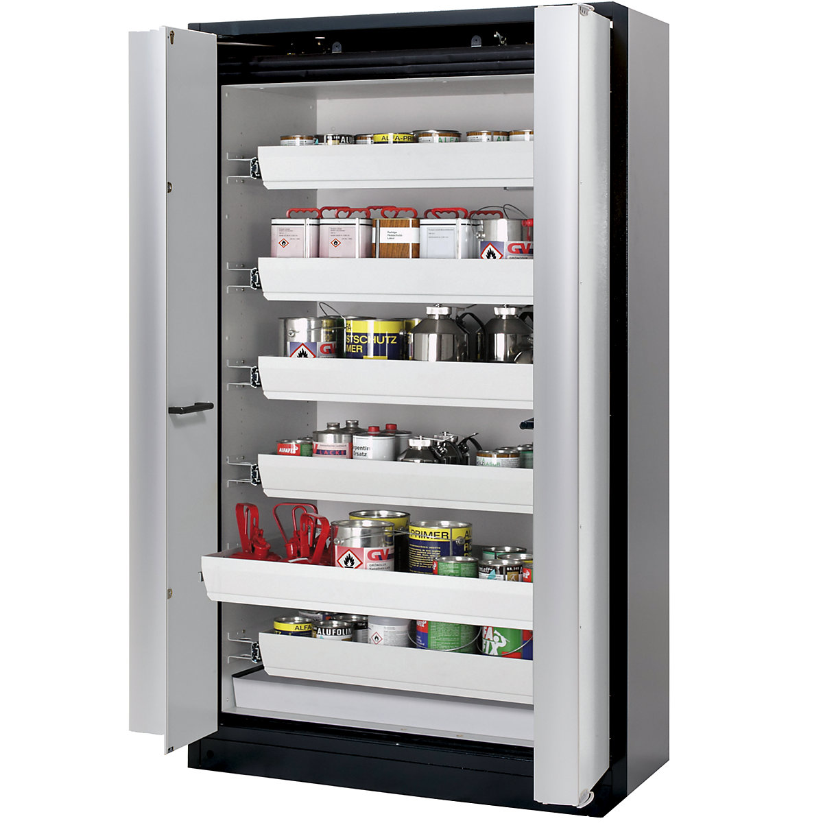 Armoire pour produits dangereux ignifuge 90 minutes, à portes pliantes – asecos (Illustration du produit 5)-4