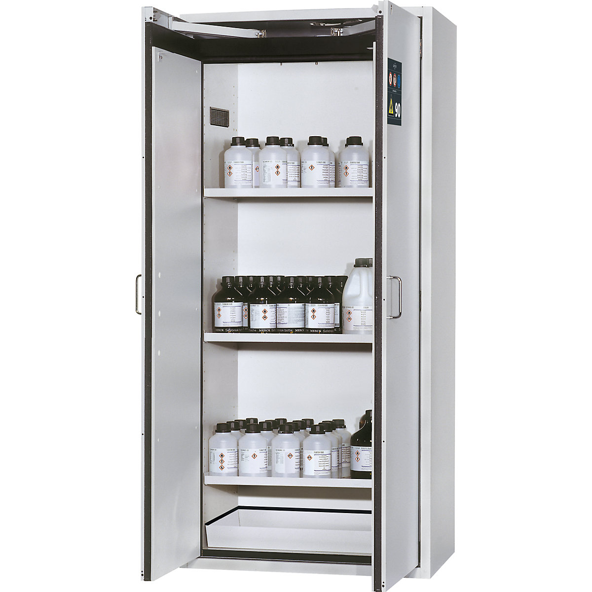 Armoire pour produits dangereux ignifuges 90 minutes – asecos (Illustration du produit 3)-2