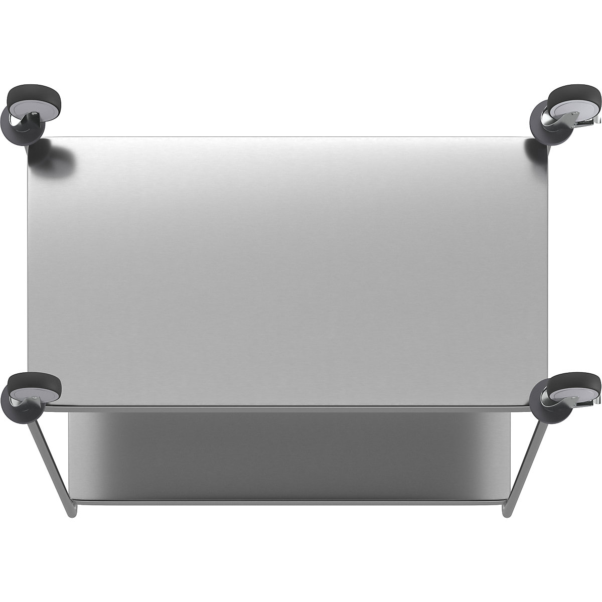 Chariot à tablettes en inox, soudé – Kongamek (Illustration du produit 5)-4