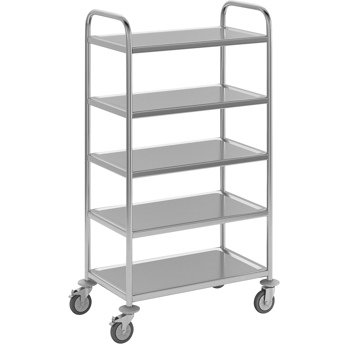 Chariot de service en inox – eurokraft basic