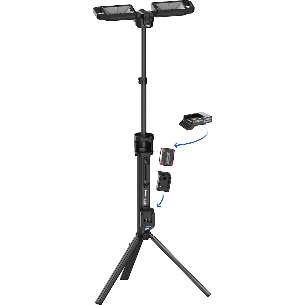 Projecteur de chantier à diodes LED TOWER 5 CONNECT – SCANGRIP (Illustration du produit 19)-18