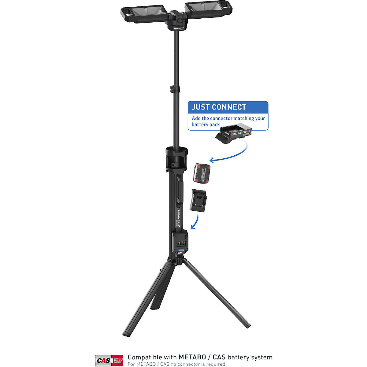 Projecteur de chantier à diodes LED TOWER 5 CONNECT – SCANGRIP (Illustration du produit 22)-21