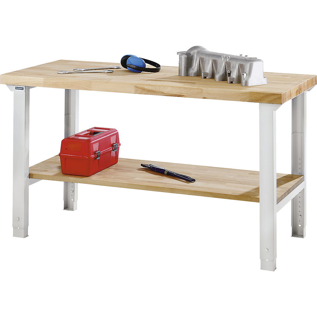 Établi, système modulaire série 7000 – eurokraft pro (Illustration du produit 2)-1