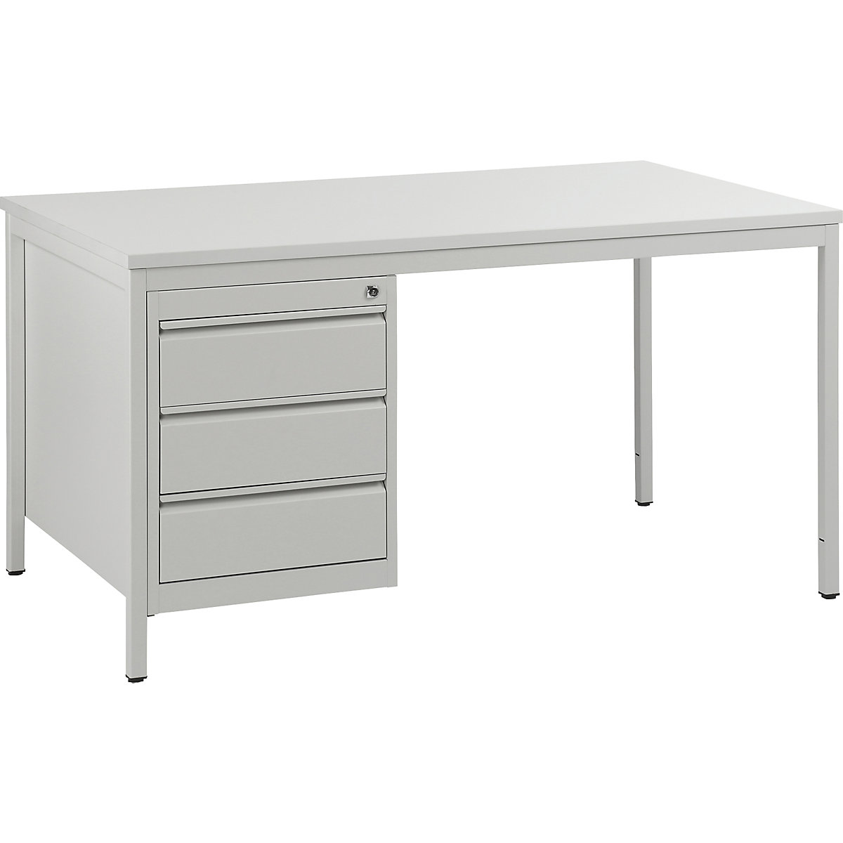 Bureau d'atelier gris clair - eurokraft basic