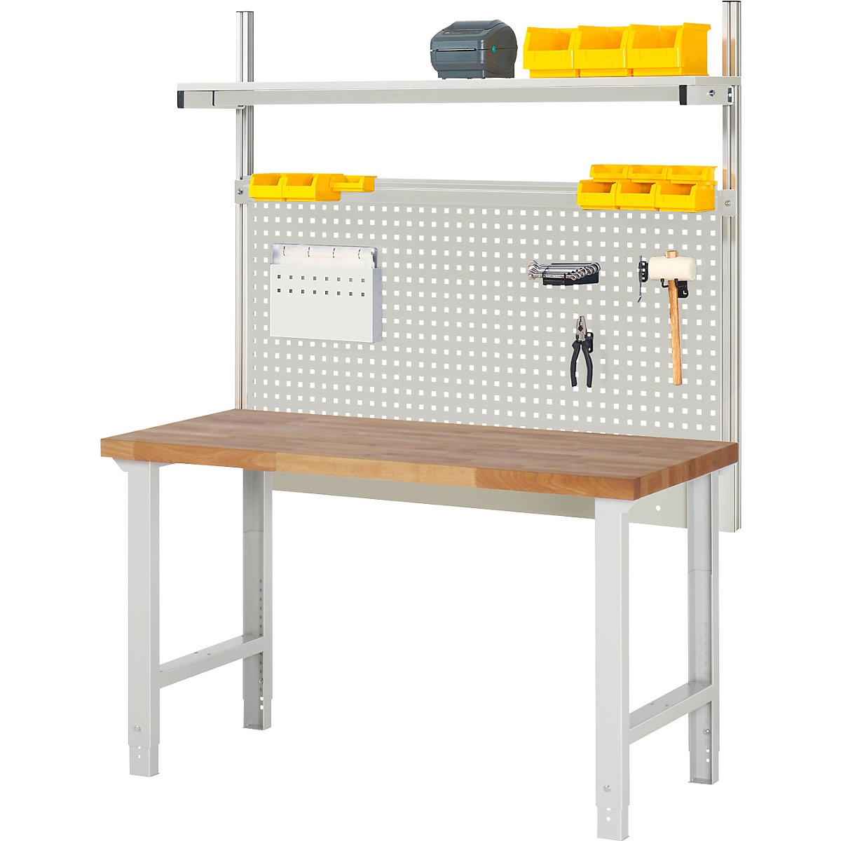 Établi avec superstructure série 7000 – eurokraft pro