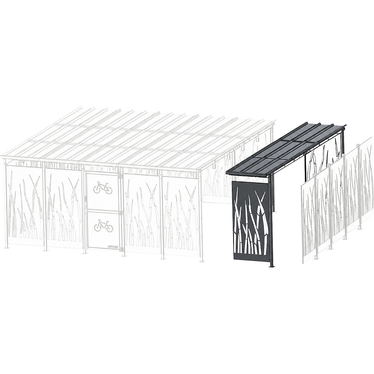 Abri pour cycles – Mottez (Illustration du produit 5)-4