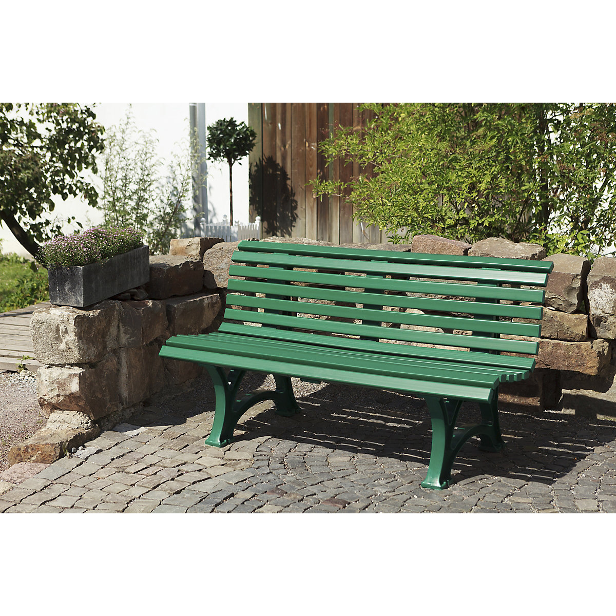 Banc d'extérieur en plastique (Illustration du produit 6)-5