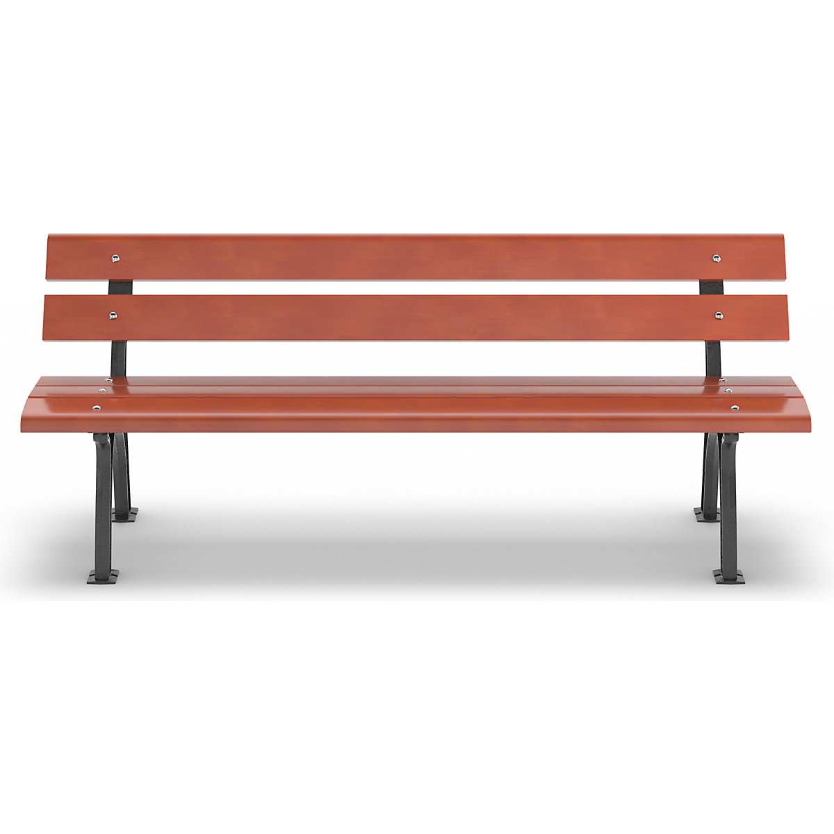 Banc d'extérieur, piétement massif en fonte (Illustration du produit 2)-1