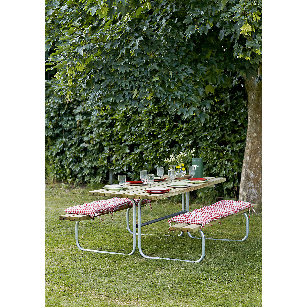 Ensemble table et bancs (Illustration du produit 2)-1