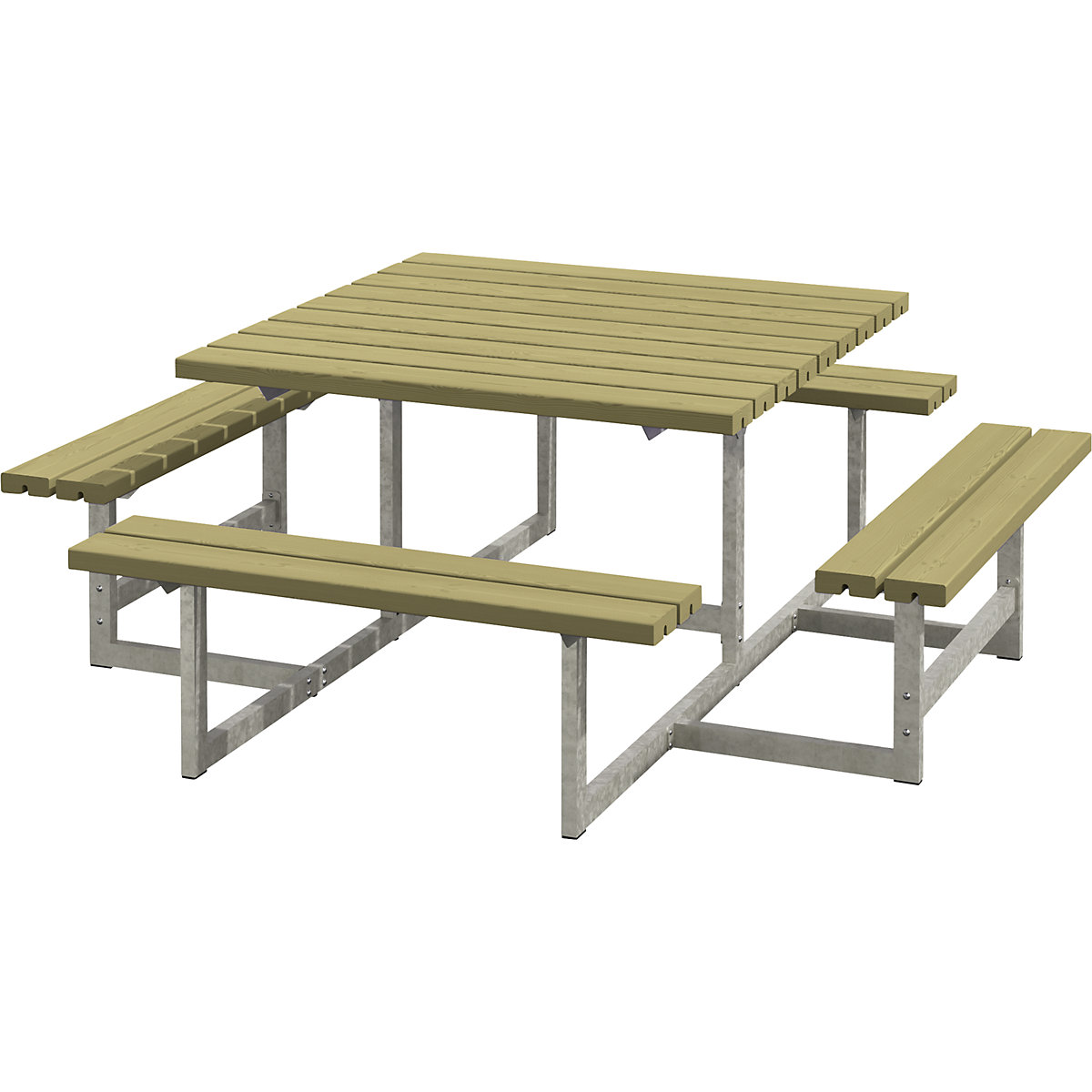 Ensemble table et bancs pour 8 personnes