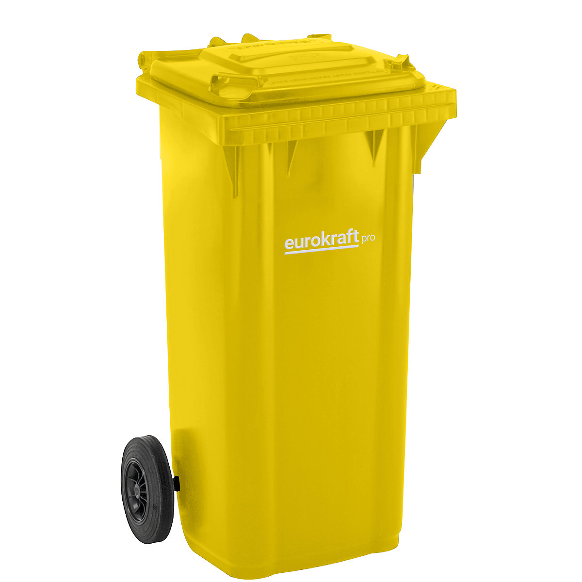 Poubelle en plastique conforme DIN EN 840 – eurokraft pro
