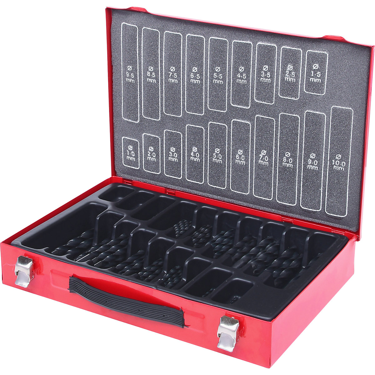 Jeu de forets hélicoïdaux HSS-R – KS Tools
