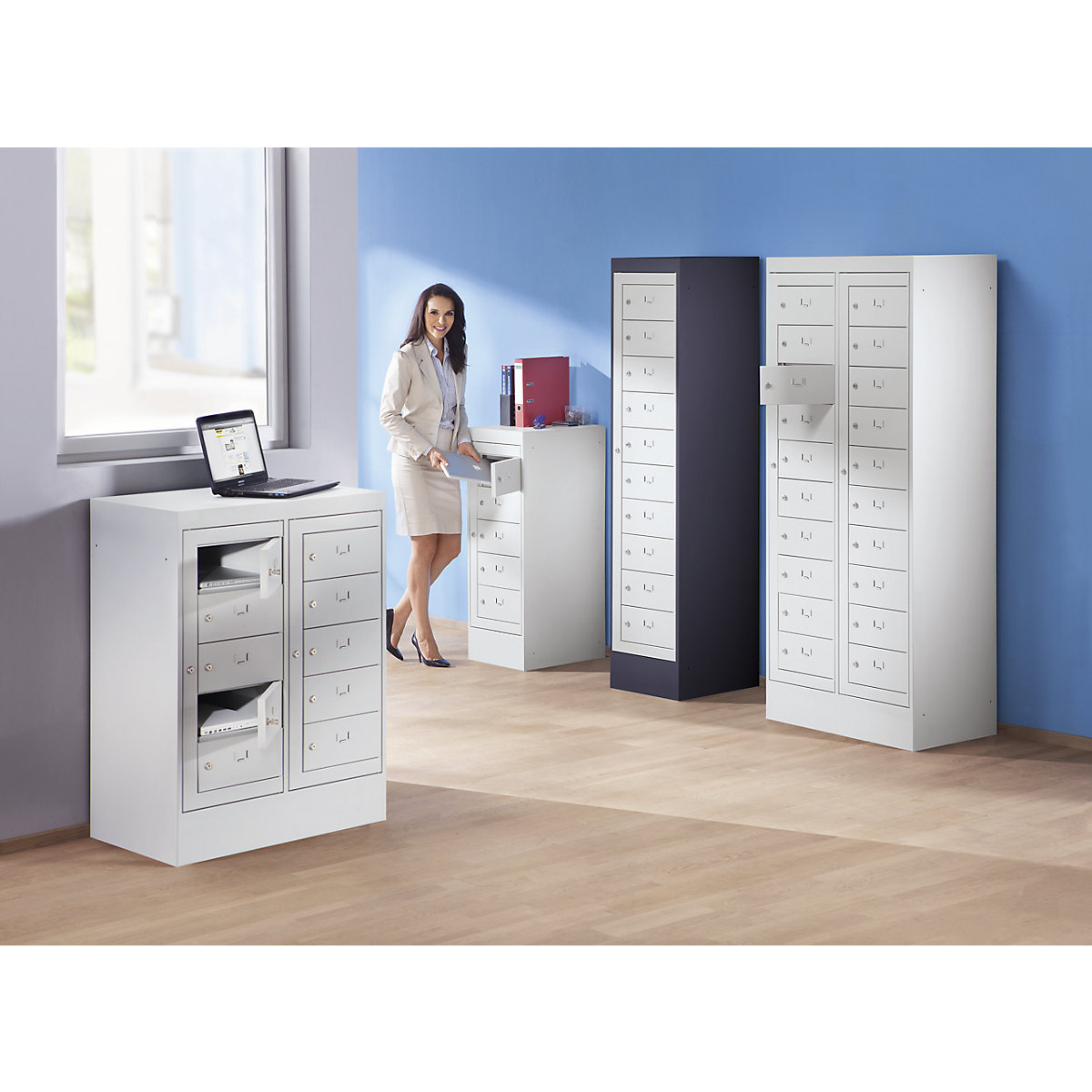 Armoire pour ordinateurs portables (Illustration du produit 2)-1