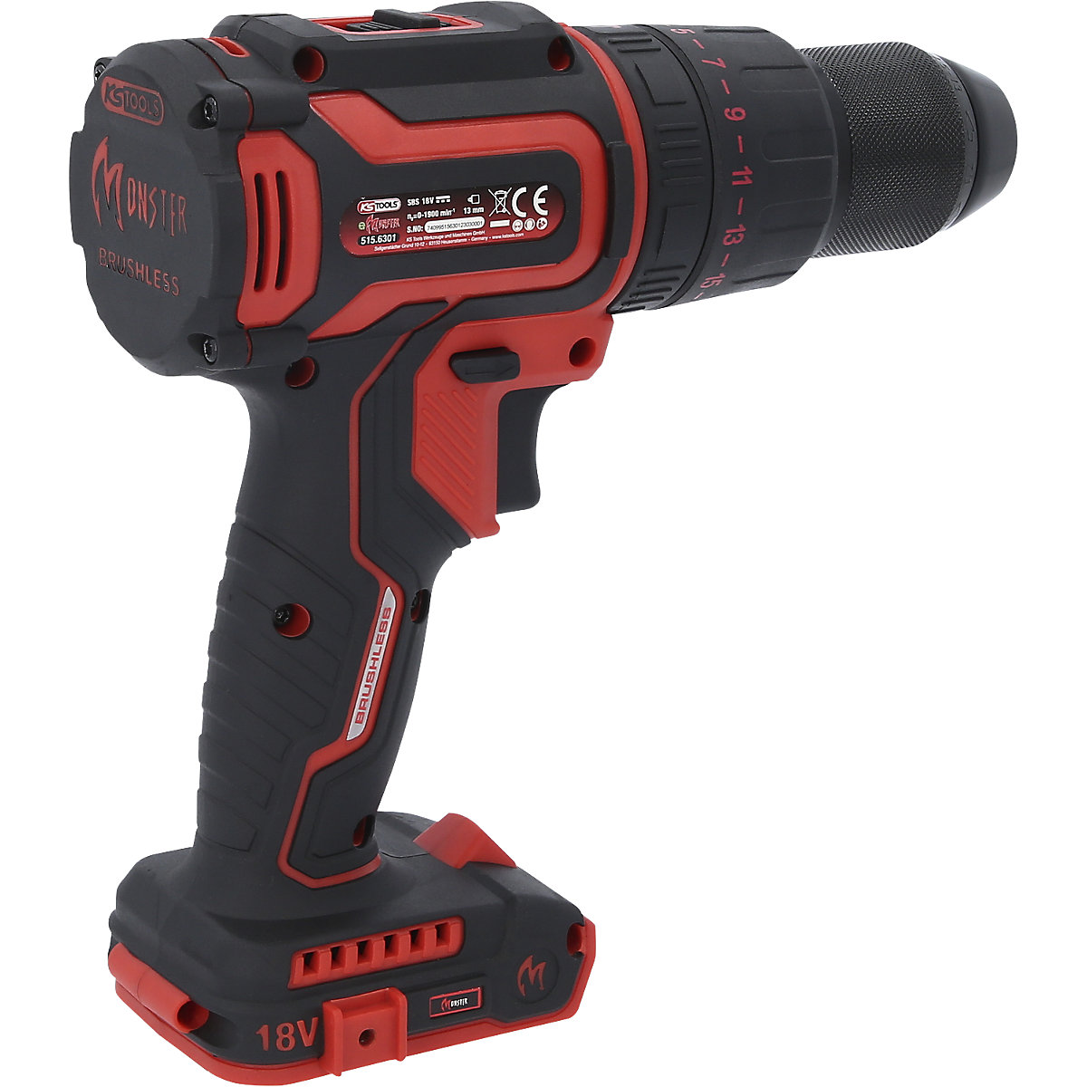 Perceuse-visseuse à percussion sans fil Brushless - KS Tools