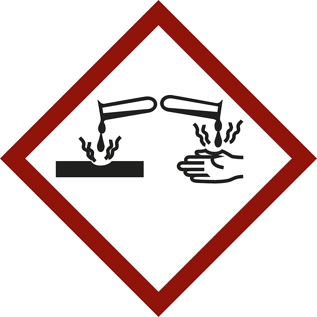 Étiquettes pour produits dangereux