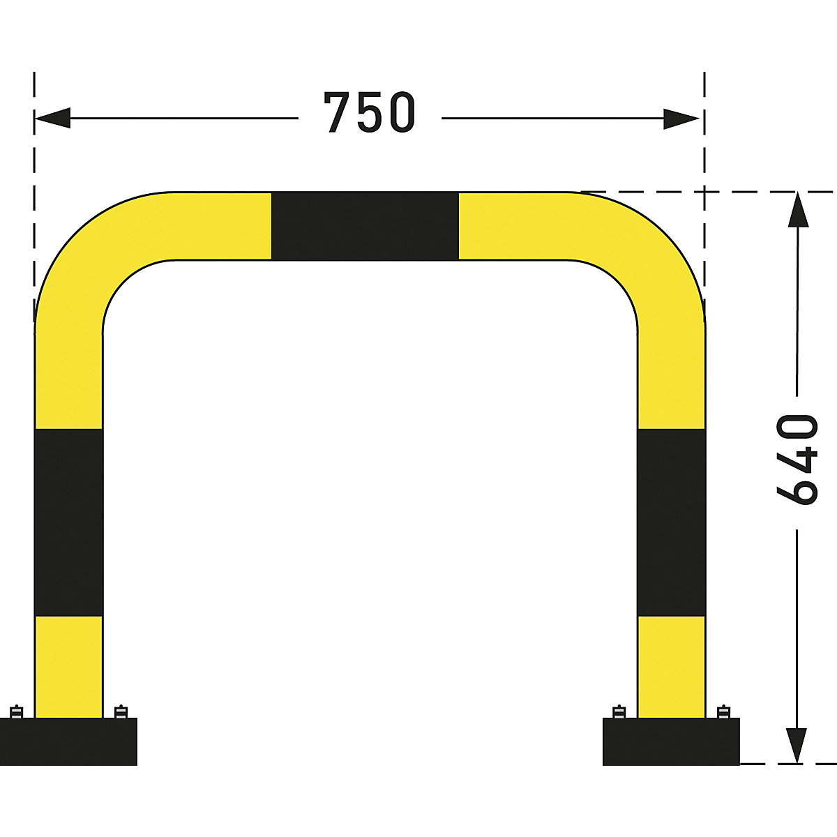 Arceau de protection en acier, Ø 76 mm, avec élément à ressort – Black Bull (Illustration du produit 9)-8