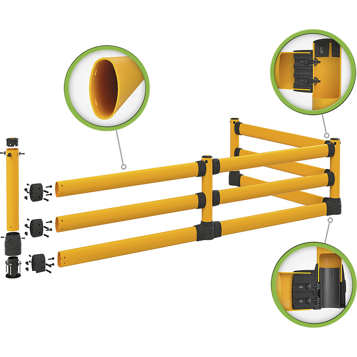Barrière de protection L-Line avec protection anti-encastrement – Black Bull (Illustration du produit 5)-4