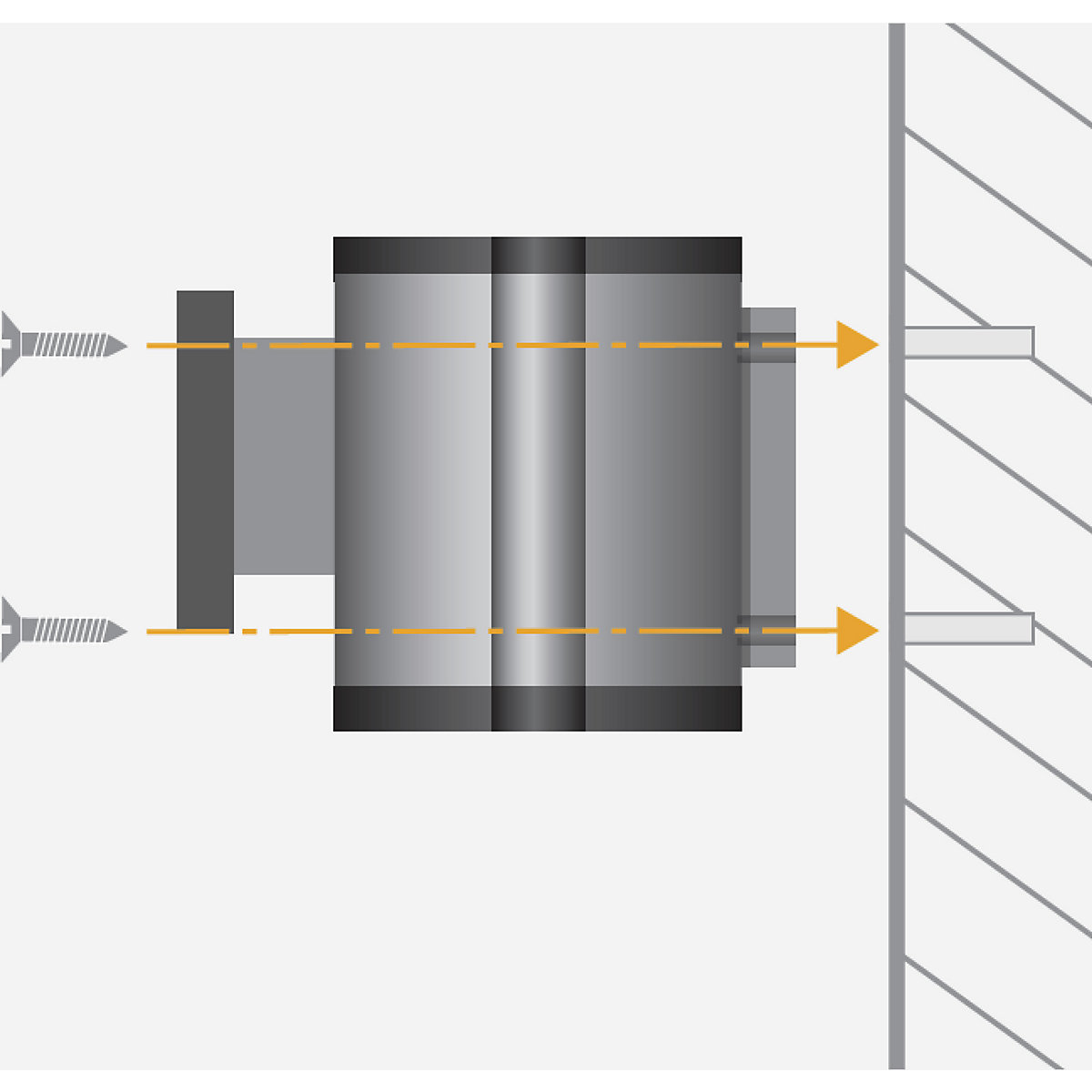 Boîtier à sangle Wall Mount (Illustration du produit 8)-7