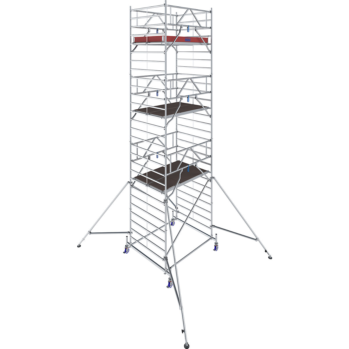 Andaime móvel STABILO Serie 50 – KRAUSE, comprimento da plataforma 2 m, altura de trabalho 8,40 m-0