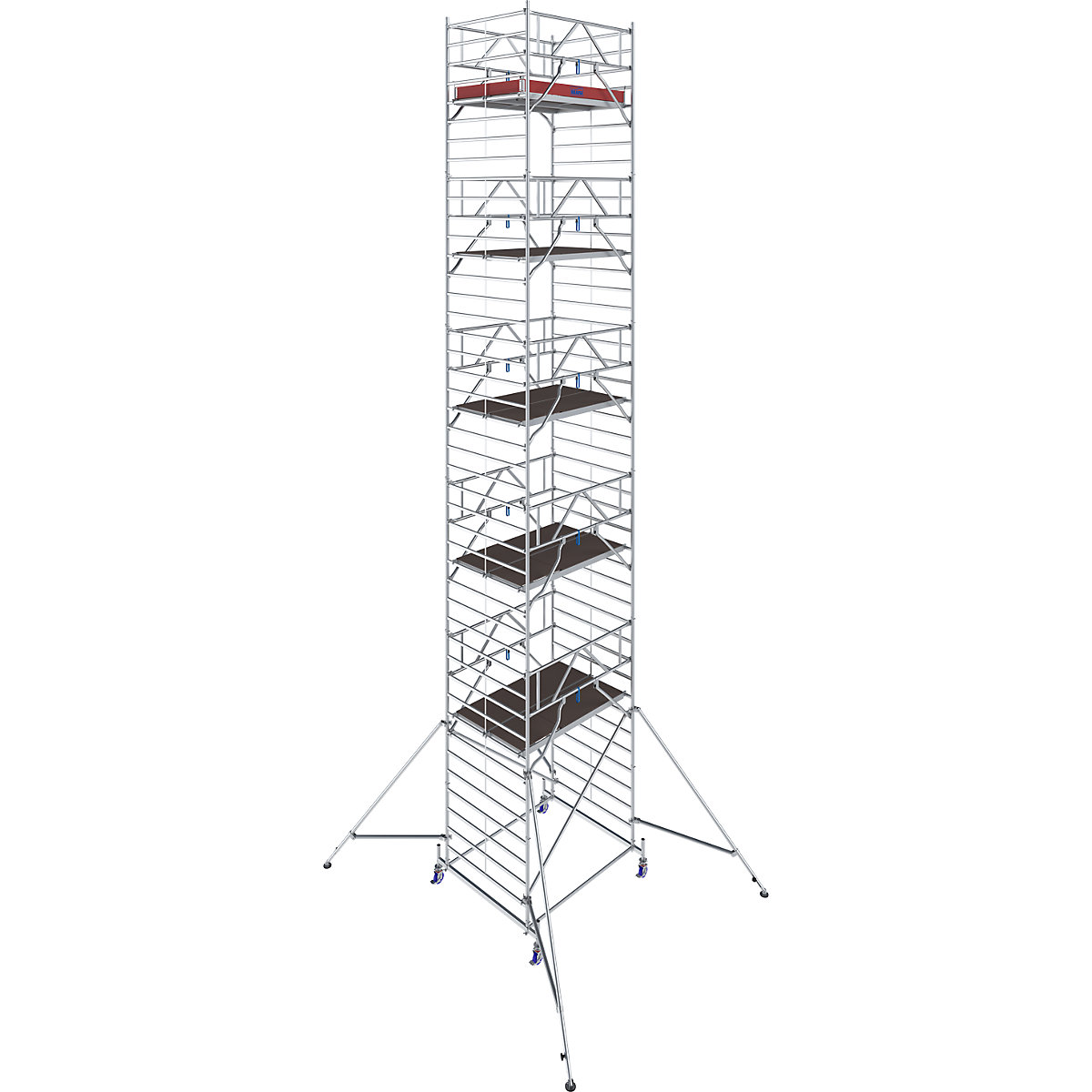Andaime móvel STABILO Serie 50 – KRAUSE, comprimento da plataforma 2 m, altura de trabalho 12,40 m-0