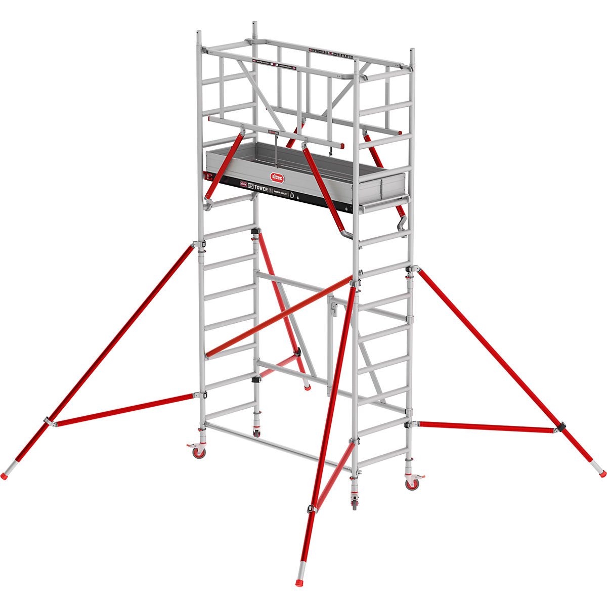 Andaime para interior RS TOWER 54 – Altrex, com plataforma Fiber-Deck®, altura de trabalho 4,70 m-0