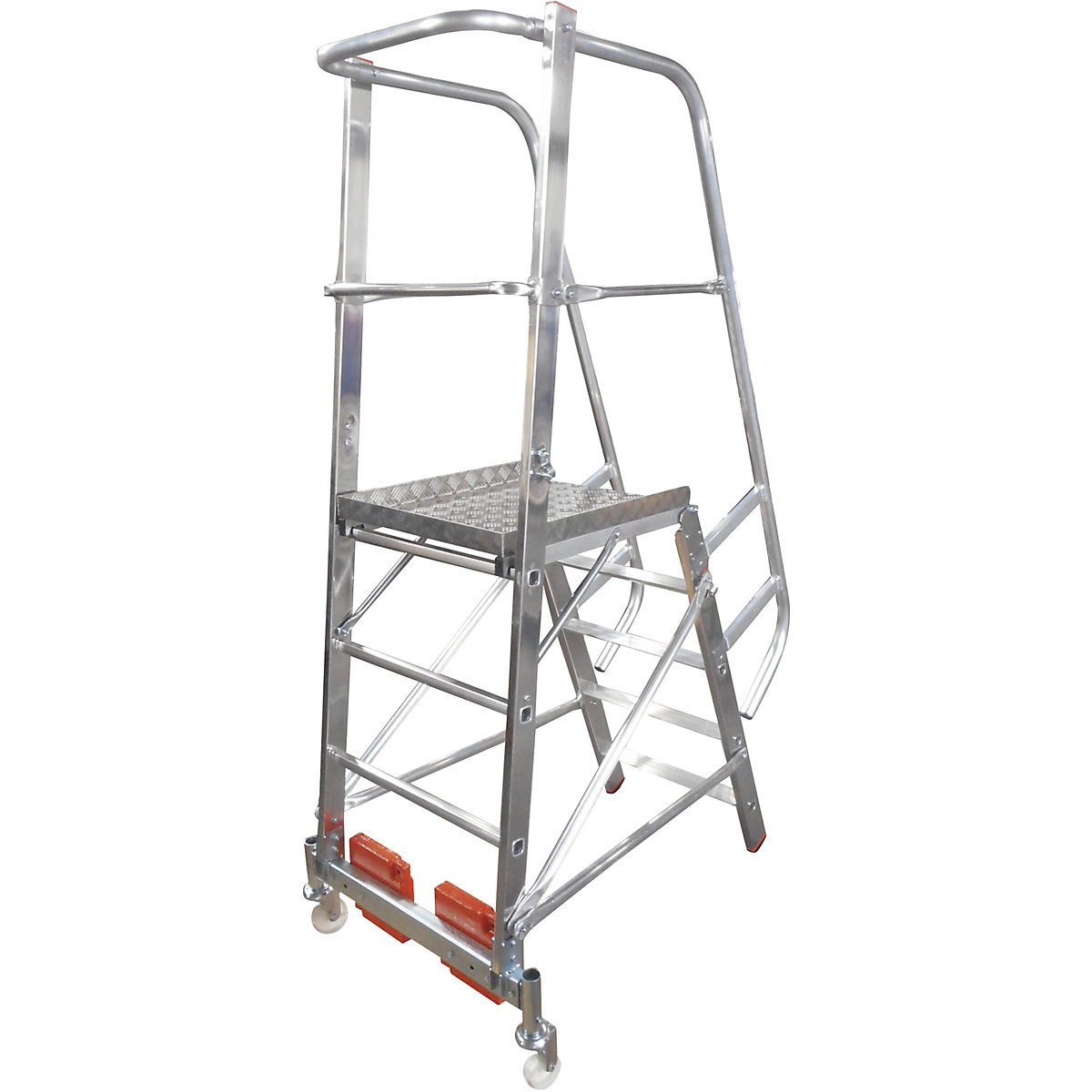 Escada de alumínio com plataforma STABILO Vario compacta – KRAUSE (Imagem do produto 2)-1