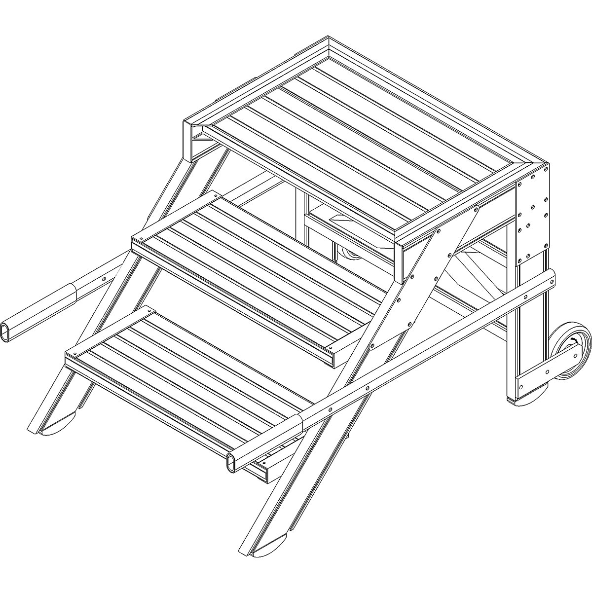 Escalera de plataforma – MUNK (Imagen del producto 6)-5