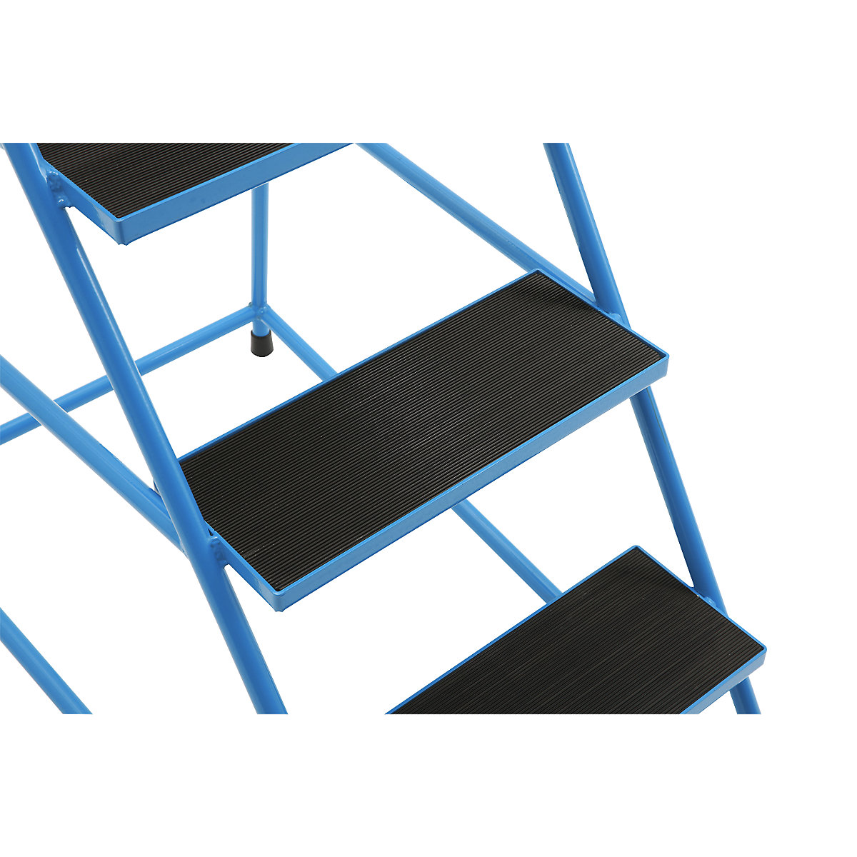 Escalerilla rodante para escaleras de obra – eurokraft pro (Imagen del producto 2)-1