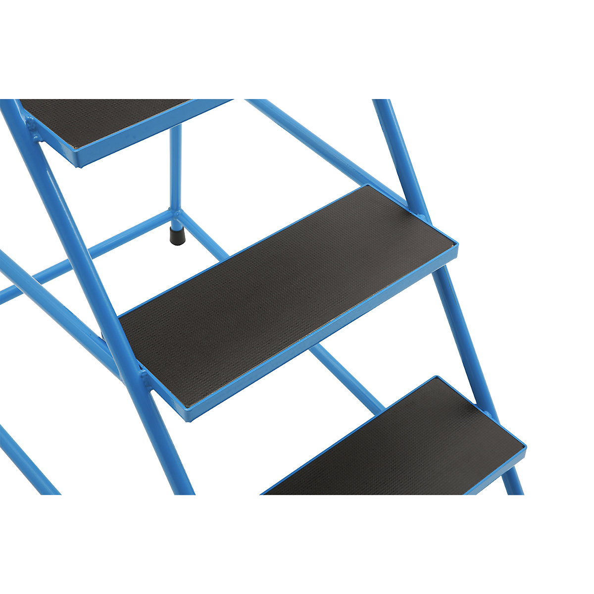 Escalerilla rodante para escaleras de obra – eurokraft pro (Imagen del producto 2)-1