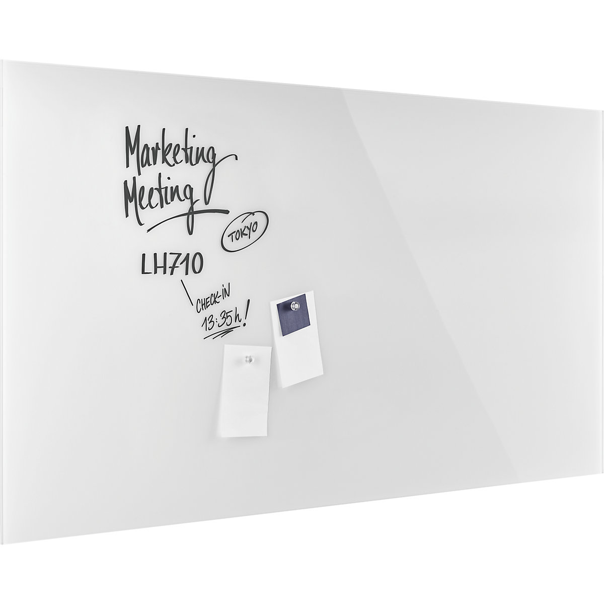 Quadro de vidro de design – magnetoplan (Imagem do produto 4)-3