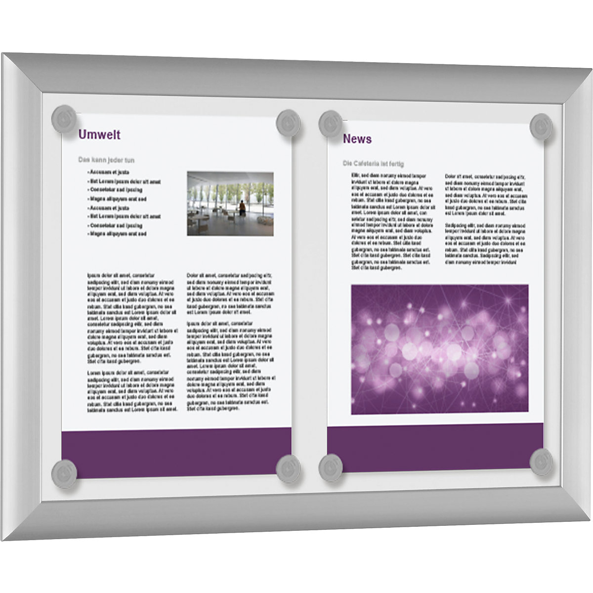 Quadro para documentos