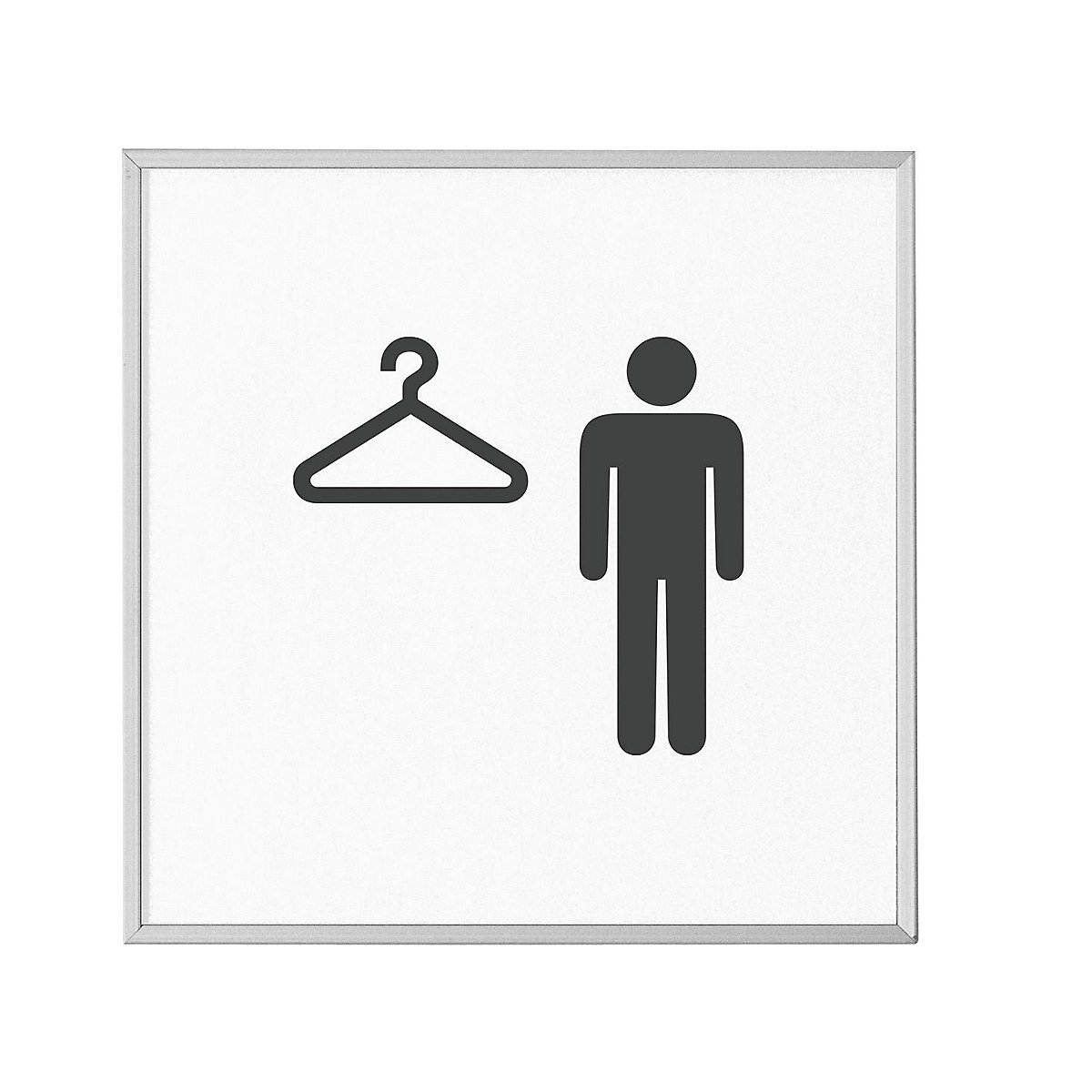 Placa para porta MADRID Silver Line™