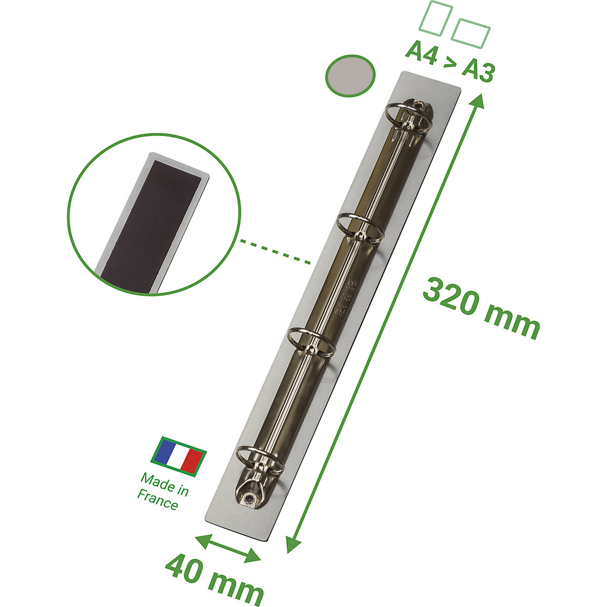 Mecanismo magnético de 4 argolas – Tarifold (Imagem do produto 4)-3